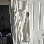 Halara  Chic Strapless Cream Dress Photo 3