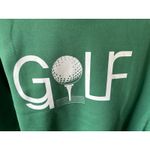 Curvy Plus XXL Green Golf Ball Sweatshirt New Photo 1