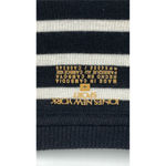 Jones New York  Womens Striped Neck Pullover Sweater Black And White Medium Photo 5