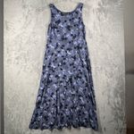 All that jazz  Dress Floral Maxi Sleeveless Cottagecore Blue Navy Size‎ Medium Photo 1
