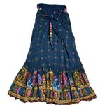 Farm Rio Black Embroidered Strapless Midi Dress Womens XS Photo 7