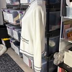 Adrianna Papell Contrast Trim Cardigan - Size M Photo 1