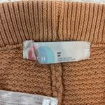 Free People  Beach Hailee Wide Leg Sweater Pants Size XS Tan Cotton Knit Photo 1