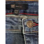Frye Mid-Rise Split Hem Flare Denim Blue Jean size 22W Photo 5
