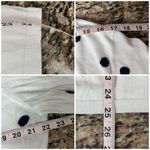 Tommy Hilfiger vtg Y2k XL Sweater White Polka Dot Retro Pinup Rockabilly Preppy Photo 5