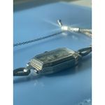 Vintage 1920s GRUEN 14K White Gold Filled Nurse's Watch RUNNING Cartouche Ladies Silver Photo 1