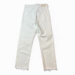 Citizens of Humanity  Florence Wide High Rise Straight Jeans White Raw Hem 26 COH Photo 1