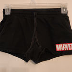 Marvel  cotton black sweat shorts size womens xs Photo 0