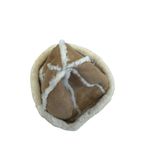 UGG  brown Shearling Sheepskin Leather Suede Hat  Size 0/S SKU8199 Photo 4