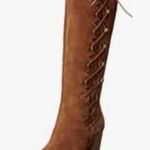 sbicca RARE lace up/ zipper boho suede boots sz 9 Photo 9