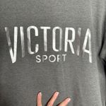 Victoria Sport Sweatshirt Cropped Pullover Long Sleeve Top Gray Size M Size M Photo 2