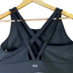 DSG Women's Black Athletic Sports Bra Strappy Back Medium Support Size L Size L Photo 2