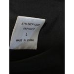 Cotton Candy LA NEW Womens Black Draped Folded Mini Asymmetrical Wrap Skirt Sz L Photo 4