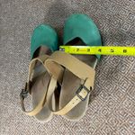 Dansko  Thea Leather Clogs Slingback Sandals Wood Cut Out Size 39 /8.5-9 US Photo 9