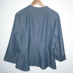 Larry Levine Signature  16 Gray Fitted Skirt Suit Plus Photo 8