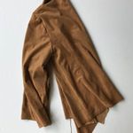 Chico's  Grommet faux suede drape jacket Small NWT Photo 8