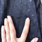 Urban Outfitters Kimchi Blue • Apron Neck embroidered maxi dress black eyelet backless strappy Photo 7