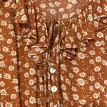EUC Kivari floral mini dress Brown Size M Photo 3