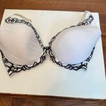 Elegant White and Black Lace Bra Size undefined Photo 8