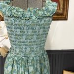 Crown & Ivy Society Social x 100% Cotton Floral Cottagecore Midi Dress Sz L 💚🍄 Photo 1