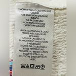 Urban Outfitters  White Eyelet Milkmaid Babydoll Cropped Ruched Tank Sz M Cottage Photo 4