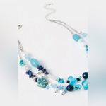 Free People NEW WITH TAGS  Steal the Show Layered Choker Blues 💙🦋 Photo 1