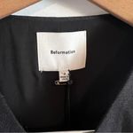 Reformation  Black Linen Aspen Vest. Size 2. New With Tags. Photo 6