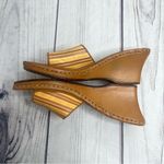 Born Drilles Wedge Sandals Womens 8 US / 39 EU Slip On Strap Slides Earth tones Photo 10