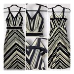 VTG 70s Eleanor Brenner ILGWU Dress Jacket 2 Piece 3/4 Striped Belt Posh Preppy Black Size 6 Photo 1