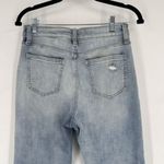 Eunina Jeans Tobi Super High Rise Mom Jeans Crop Size 7 Dostressed Torn Ripped Photo 8