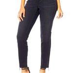 DG2 by Diane Gilman Fringe Hem Jeans Black Size 18W Photo 0