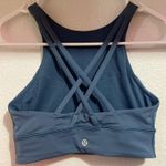 Lululemon  Energy Bra High Neck Long Line Tough *Medium Support, B–C Cup Iron Blue Photo 0