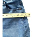 American Eagle Blue Ripped Mom Distressed Jeans Denim Stretchy Sz 6 Photo 5