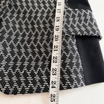 Yoana Baraschi Black White Geometric Pattern One Button Blazer Jacket Size 10 Photo 6