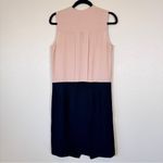 Jenni Kayne  Tan Black Colorblock Mini Dress Womens S Preppy Double Breasted Photo 1