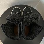 UGG  (NWOT) Starlyn Leather and Sherling, Black, Size 6 Photo 8