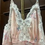 Elegant Floral Pink Nightgown Vintage Photo 3