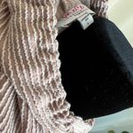 Cozy Ribbed Hoodie in Light Beige Tan Size L Photo 2