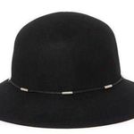 C&C California C & C California hat felt floppy black w /silver detail OSFM NWT Photo 0