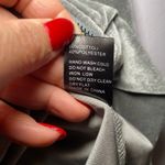 POL NWT Gray Velvet Valeur Embroidered Rose Hoodie Sweatshirt Women's size Large Photo 9