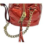 Juicy Couture Y2K Vintage  Red Glitter Heart Embellished Quilted Crossbody Purse Photo 8