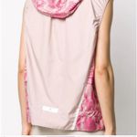 Adidas by Stella McCartney Adizero Animal Print Hooded Outdoor Athletic Vest Pink Size L Photo 2
