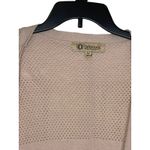 Democracy  Women's‎ Sweater Open Front Mesh Cardigan Dolman Sleeve  Tan Sz. XL Photo 1