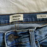 Kensie  Straight leg distressed high rise jeans  Photo 1