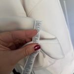 Athleta  Get Set Sweater Medium Sweater Thick Hoodie Creme White Active Women's Photo 3