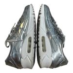 Nike RARE Air Max 90 Sneaker Metallic Silver Women’s US Size 8 Silver Unique Photo 6