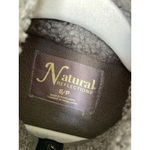 Natural Reflections Sherpa Fleece Vest Gray Snap Button S Preppy Classic Camping Photo 4