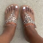 B.O.C. Sandal Mya Womens Animal Print Thong Flat New Sz 9M Photo 7