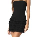 Edikted NWT! Strapless Tiered Ruffle Hem Minidress Size M Photo 1