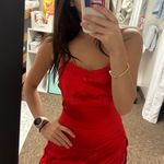 Beginning Boutique Janelle Red Mini Dress Photo 13